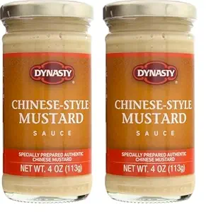 Dynasty Extra Hot Mustard, 4 Ounce (Packaging may vary) (Pack of 2)