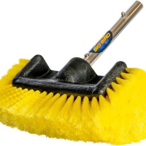 Big Bird Brush (Soft) Yellow Boat Deck Scrub Brush for Cleaning and Washing - Boat Cleaner & Car Cleaner - Attachment Only