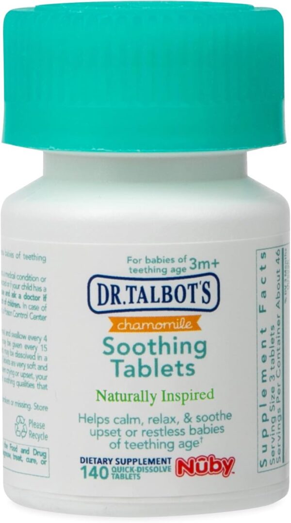 Dr. Talbot's Chamomile Soothing Tablets, Quick Dissolve, 140 Count - Image 2