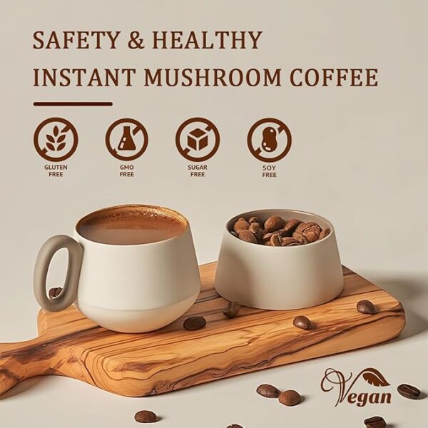 Mushroom Coffee | Enhanced Focus, Boosted Immunity, Improved Energy | 6 Adaptogenic Mushrooms - Image 4