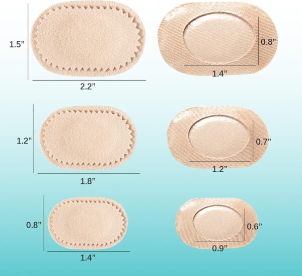 Bunion Pain Relief Pads to Wear with Shoes - 54 ct Bunion Cushion - Moleskin Protect Feet for Men and Women - Image 4