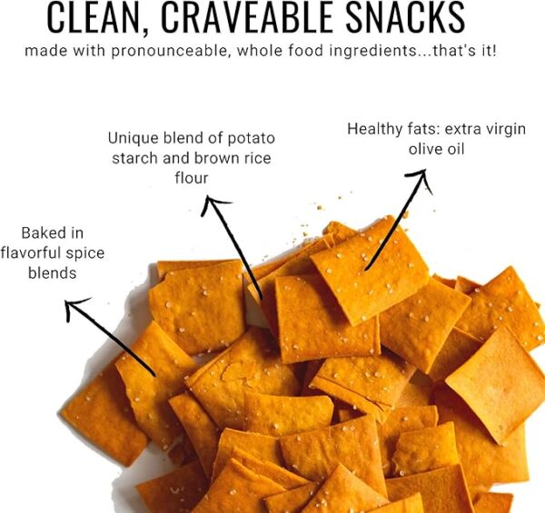 Every Body Eat Cheese-less Snack Thins, Gluten & Dairy Free, Vegan (1 Pack) - Image 3