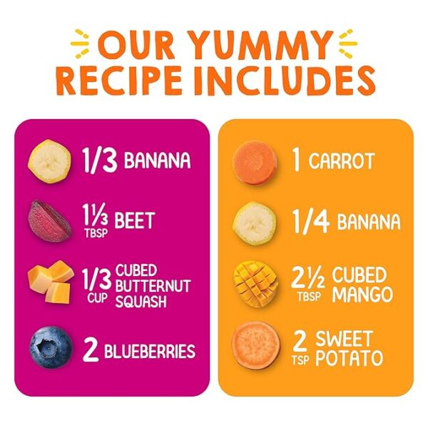 Happy Tot Organics Stage 4 , Love My Veggies, Fruit & Veggie Puree, Variety Pack - Image 4