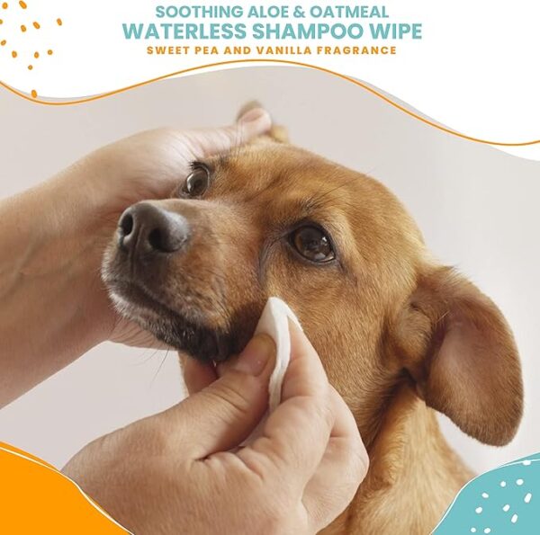 Nootie Waterless Shampoo Wipes for Dogs & Cats - Image 3